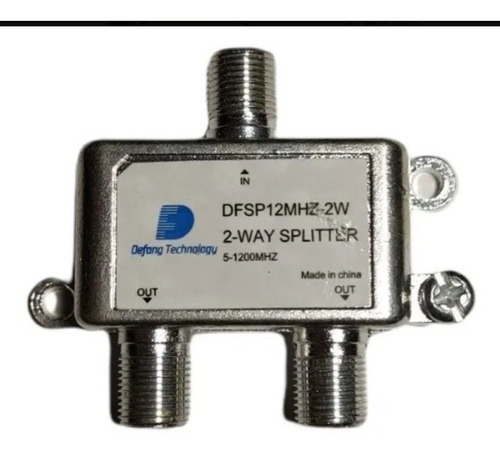 Splitter Coaxial Defang Technology  2 Way O Salidas