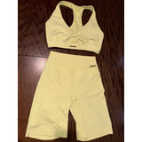 Set Gym Gymshark Whitney Simmons Mujer Amarillo