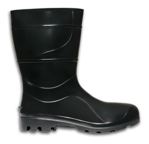 Bota Calçado Limpeza De Pvc Cano Longo 28cm Preta