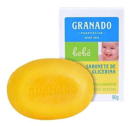 Sabonete Para Bebê 90g Glicerina Base Vegetal Granado
