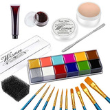 Set De Maquillaje Corporal A Base De Aceite De Cera