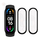 Kit 2x Pelicula Nano3d Miband 6 Tela Inteira - Lançamento