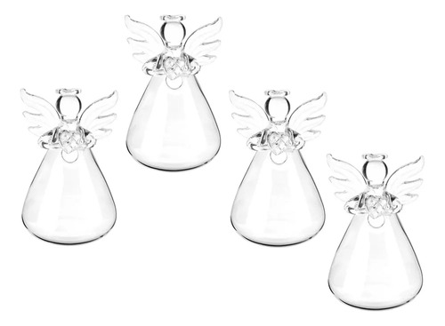 Vaso Suspenso Genérico, 4 X Angel Glass Terrarium