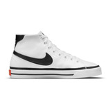 Zapatillas Nike Court Legacy Canvas Mid Mujer Negro