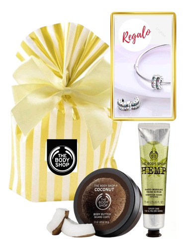 Kit Crema Coconut Y Exfoliante Manos The Body Shop + Regalo