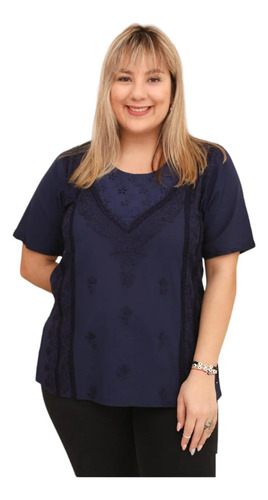 Remera Blusa Camisola Fibrana Talles Especiales Vs Diseños