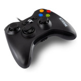 Controle Para Pc E  Xbox 360 Com Fio Storm Black Dazz