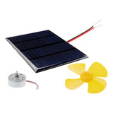 Motor Dc Activo Con Luz Solar Proyecto Solar