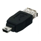 Conector Adaptador Extension Mini Usb Macho A Usb Hembra