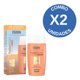 Combo X2 Fotoprotector Fusion Water Color Bronze Fps50 50 Ml