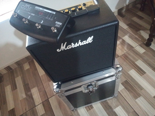 Amplificador Marshall Code 25 + Case + Footswitch