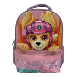 Mochila Niñas Infantil Paw Patrol Sky Plush Con Patitas Color Rosa