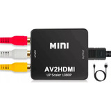 Adaptador De Audiovideo, Entrada Av (rca) Salida A Hdmi 1080