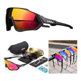 5 Lentes Gafas Deportivas Ciclismo Outdoor Uv400 Polarizado