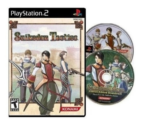 Suikoden Tactics With Limited Edition Soundtrack Music Ps2