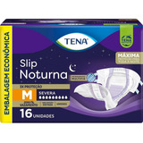 Fraldas Para Adultos Descartáveis Tena  Slip Noturna M X 16 U