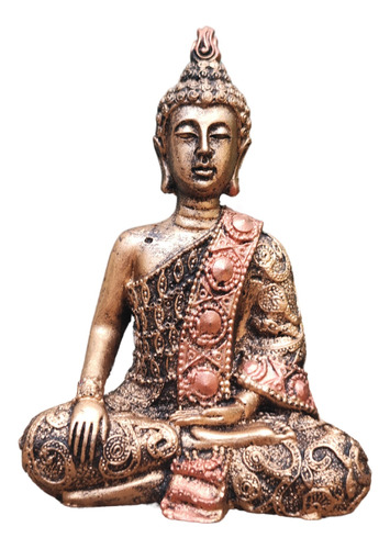 Buda Hindu Tibetano Resina Decoração 11,5 Cm 