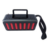 Parlante Bluetooth Solar Recargable Con Linterna Fm/usb/tf