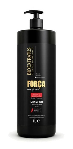 Shampoo Bio Extratus Força Com Pimenta 1l Oficial