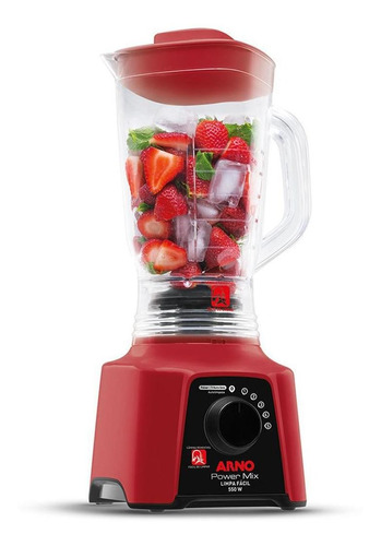 Liquidificador Arno Power Mix Lq30 550w Vermelho 110v