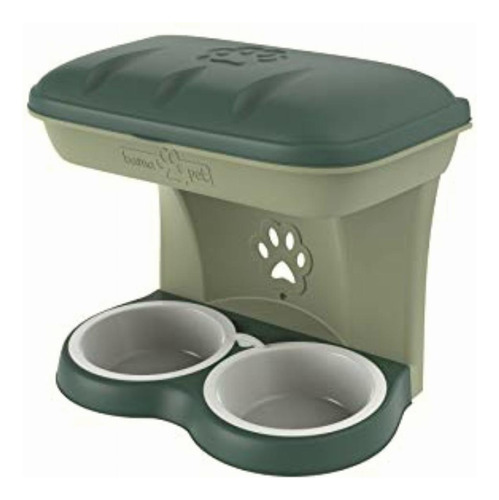 Bama Pet Ap-19041 Soporte Para Alimentos Elevado, Color