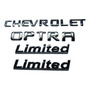 Emblemas Chevrolet Optra Limited 1.8 Negros Plastico Pega 3m Chevrolet Optra