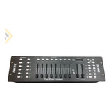 Mesa Dmx Controladora 512 Iluminação E Efeitos 192 Canais