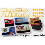 Magneticos O Imanes Publicitarios 6x4 Cm. 100 Un.