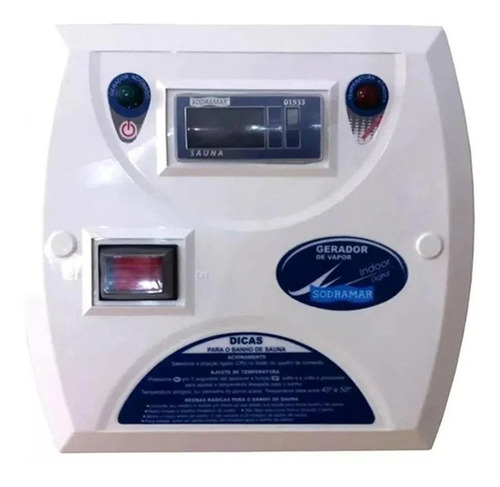 Quadro Comando Digital Sauna Universal E Indoor - Sodramar