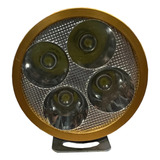 Foco De Moto Bronx 4 Led 20w Oro / Azul / Natural Pza