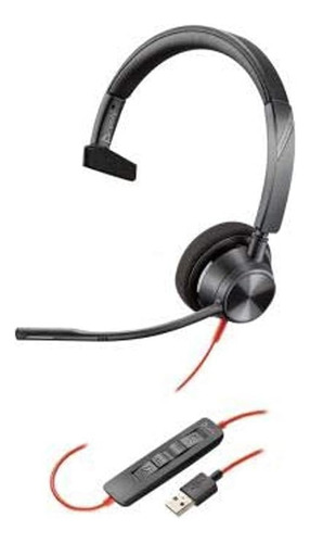 Plantronics Blackwire 3320  Bw3320 Usb-a Adaptador Y Tarjeta