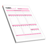 Planner Semanal - Pronta Entrega 14x20cm 50fls