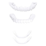 Par Superior E Inferior Snap On Smile Plástico Dente Postiço