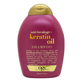 Ogx Keratin Oil Shampoo Cabello Quebradizo Keratina 385ml 6c