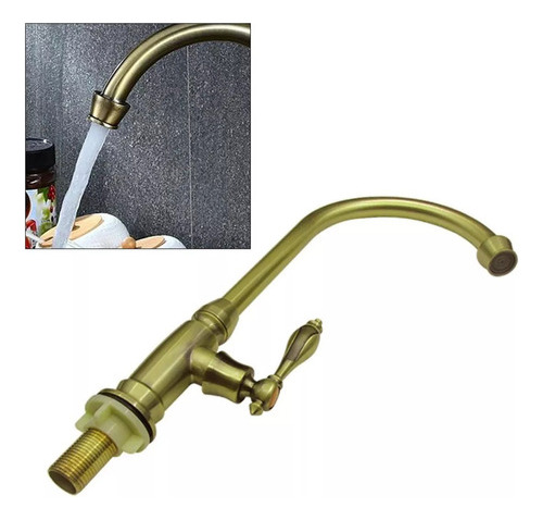 1 Grifo De Lavabo De Bronce Para Palanca Única Antigua