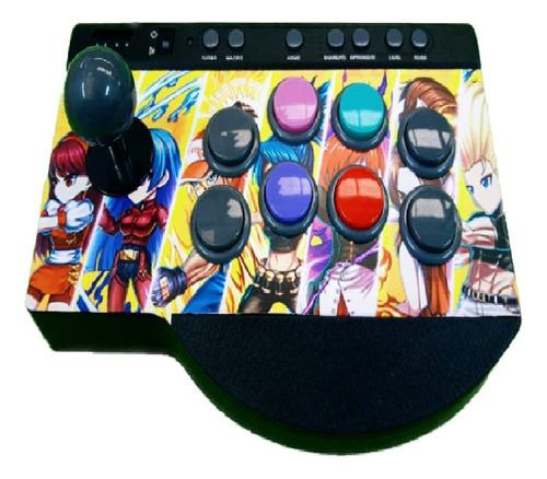 Control Arcade Stick Gamer Usb Pc, One, Ps4, Ps3, Switch