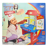 Juego De Doctor Set De Juguete Con Accesorios Cd Color Rojo/azul