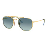 Ray Ban Rb3648m Marshal Ii Dorado Azul Degradao