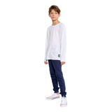 Remera Manga Larga Basica Gimos Kids Unisex Escolar 