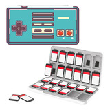 Caixa De Armazenamento De 24 Jogos Nintendo Switch Lite Case