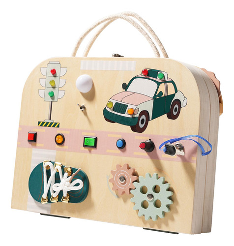 Juguete Sensorial Montessori Busy Board Para Niños Y Niñas D