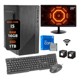 Computador Intel I5 16gb Ssd 1tb Monitor 23 - Completo 