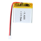 Bateria Lipo 3.7v 250mah 402830 Recargable Jst Conector