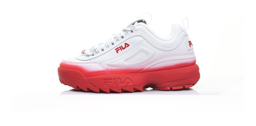 Tenis Fila Disruptor 2 Brights Fade Blanco/rojo 5fm00692 121