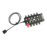 Splitter 4 Pin Pwm Fan Controlador Ventilador Pc 1 A 10 Vías