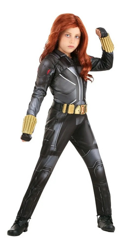 Disfraz Black Widow Viuda Negra Avengers Con Luz Para Niñas | Meses sin interés