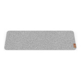 Mouse Pad Mestizo Manta Teclado De Tela 25cm X 65cm X 2mm Gris Claro