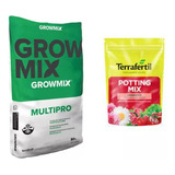 Combo Growmix Multipro 80l Y Abono Potting Mix 1kg