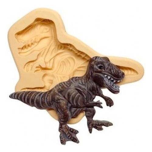 Molde De Silicone Tiranossauro Rex Para Decorar Dinossauro