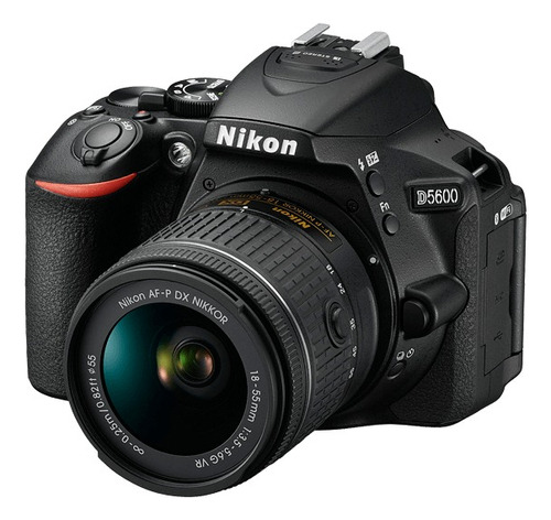 Cámara Nikon Kit D5600 18-55mm Vr Kit Nueva + Funda